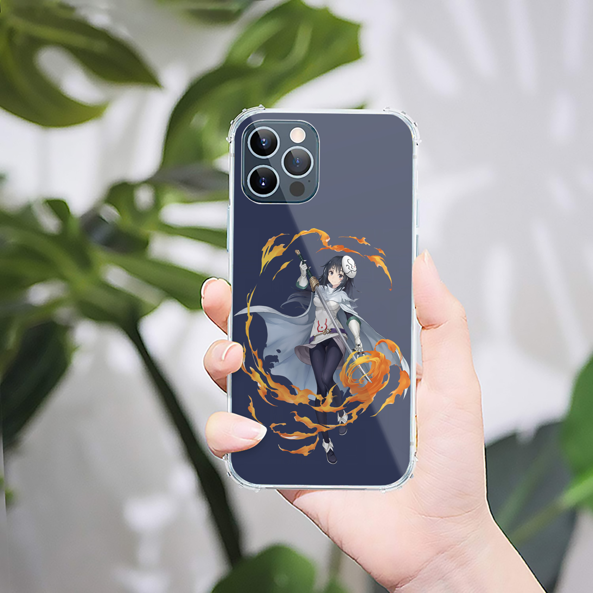 （画像用） 転スラ Regarding Reincarnated to Slime 【iPhone 12シリーズ対応】透明スマホケース（クリアソフトケース）